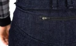 DAMEN DISTANCE DENIM SHORTS -Biehler women grvl jeans deail1 1280x1280