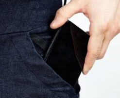 DAMEN DISTANCE DENIM SHORTS -Biehler women grvl jeans deail2 1280x1280