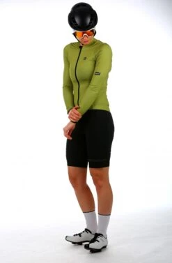 DAMEN SIGNATURE³ LANGARM RADTRIKOT AVOCADO -Biehler women sig avo ls set2 1280x1280