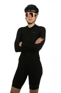 DAMEN SIGNATURE³ LANGARM RADTRIKOT BLACK -Biehler women sig blk ls set2 1280x1280