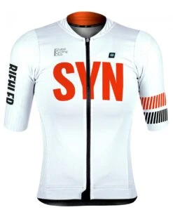 DAMEN SYNDICATE RADTRIKOT WHITE - BRIGHT RED